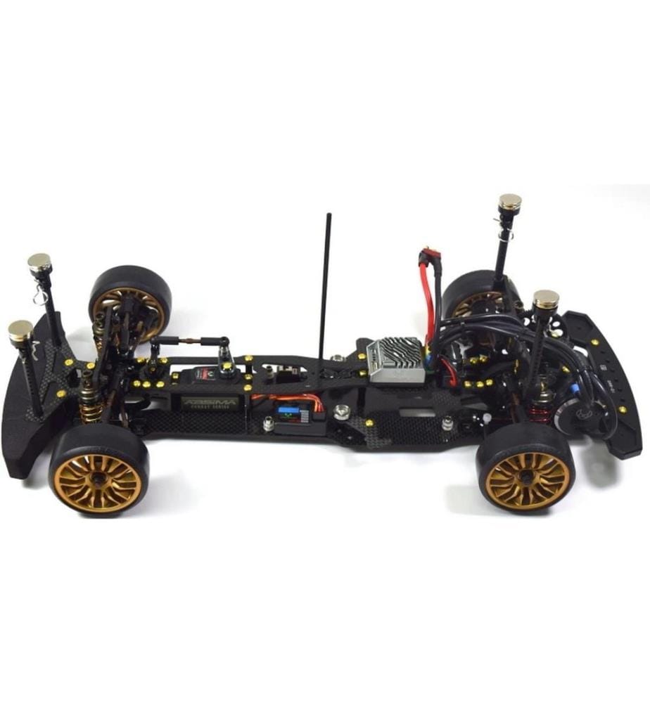 Absima Aimant en aluminium  Support de carrosserie noir (4 pièces)