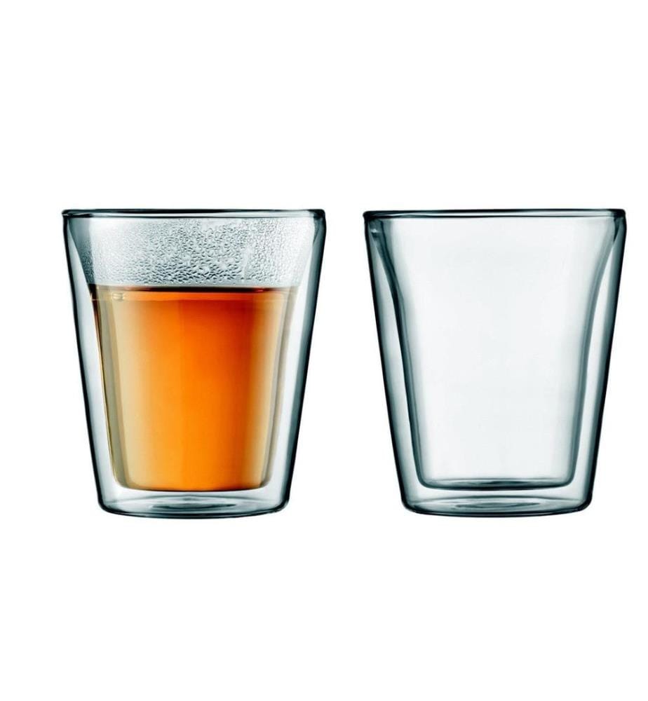 BODUM - Gobelet isotherme Canteen 200 ml, 2 Pièce/s, Transparent