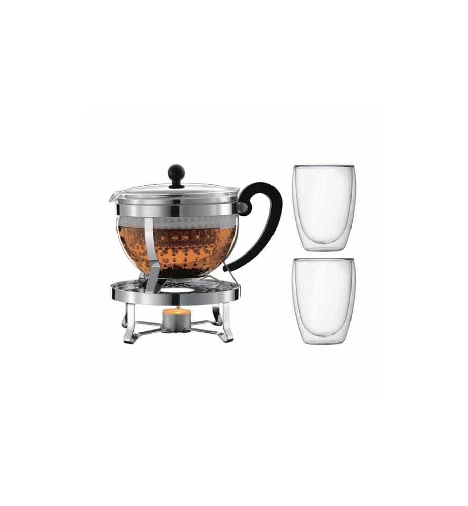 BODUM - Set de thé Chambord 1.3 l, Transparent