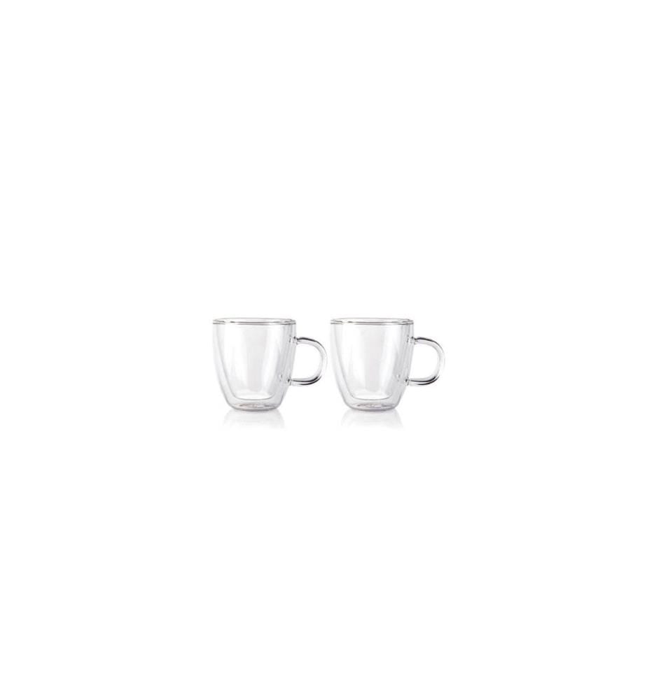 BODUM - Verres isothermes Bistro, set de 2 Transparent, 0.15 l