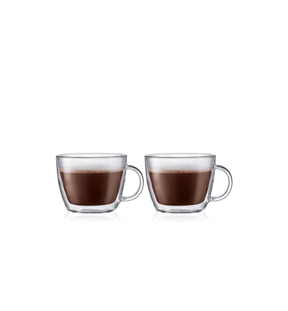 BODUM - Tasse Caffè Latte Bistro (set de 2) Transparent, 0.45 l