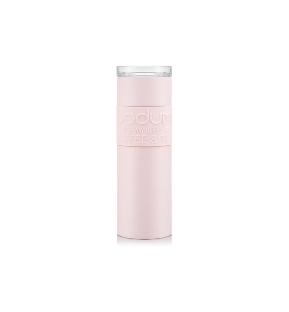 BODUM - Travel Mug à double paroi Fraise, 0.6 l