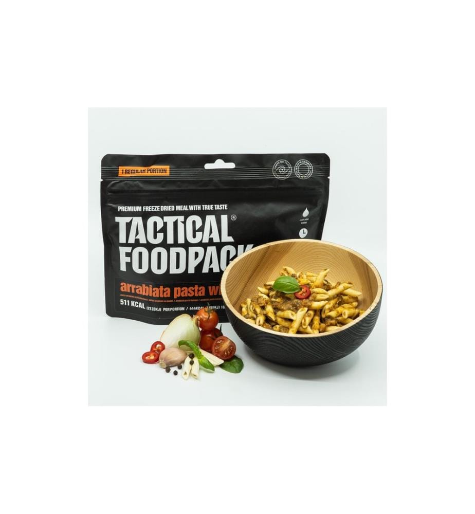 Tactical Foodpack - Plat principal Pâtes arrabiata au poulet