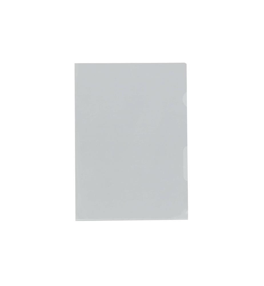 KOLMA - Pochette transparente Visa Dossier A4 Lisse SuperStrong 100 pièces