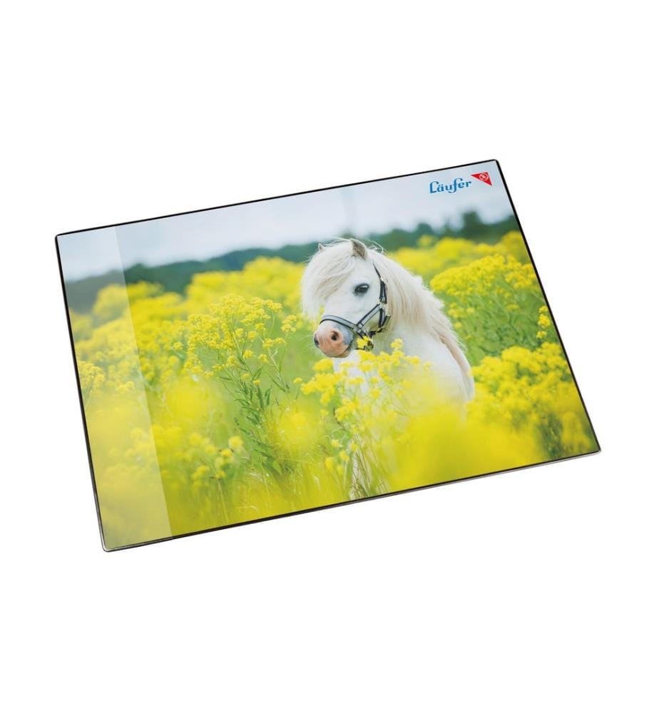 Läufer Sous-main Chien dans un champ de colza 40 x 53 cm, 1 pièce