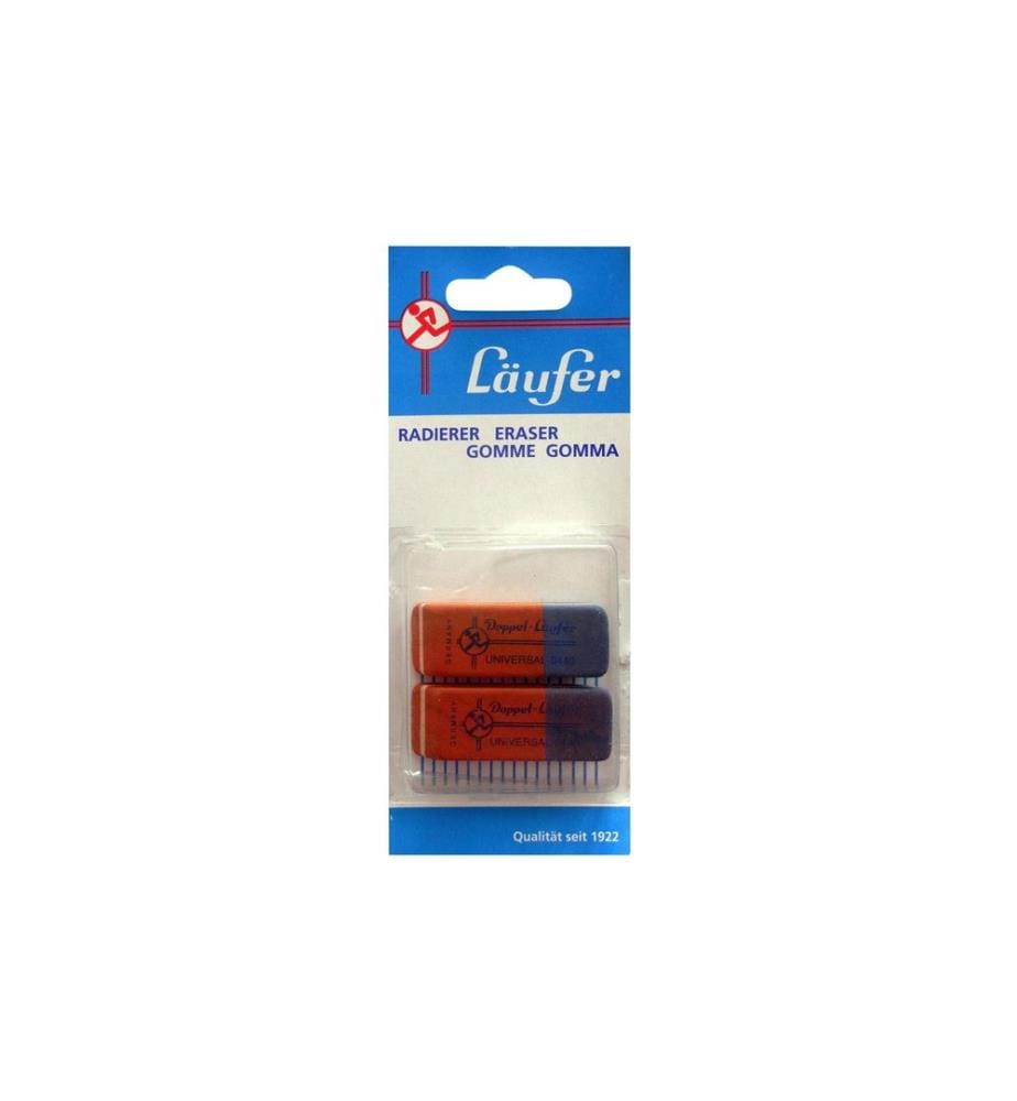 Gomme universelle Läufer 0440 2 pièces, Bleu/Rouge