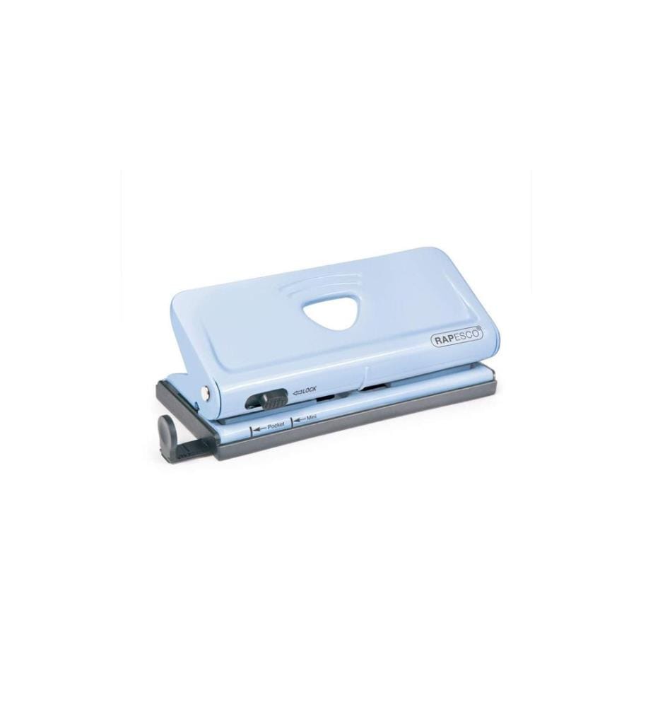 Rapesco perforateur de calendrier réglable 6 positions 10 feuilles, bleu clair