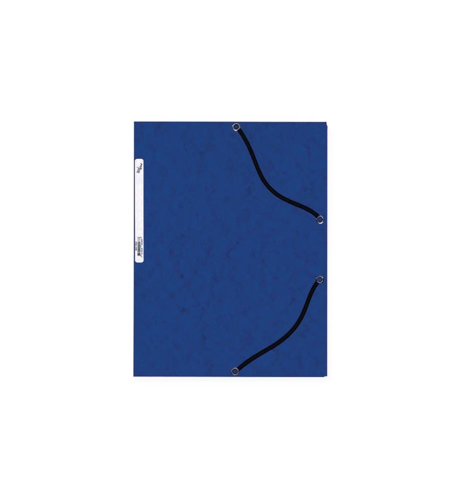 Chemise à élastiques en carton Büroline, A4 Bleu foncé