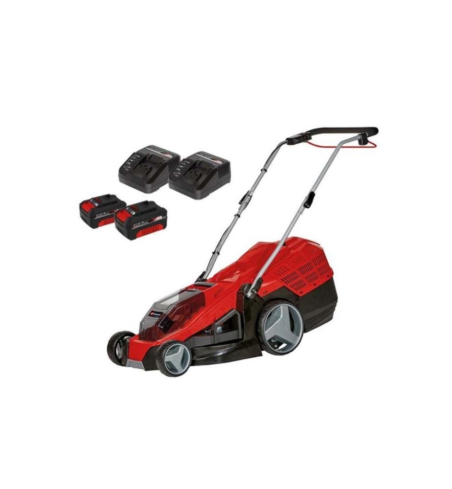 EINHELL - Tondeuse à gazon sans fil GE-CM 36/43 Li M (2 x 4.0Ah)