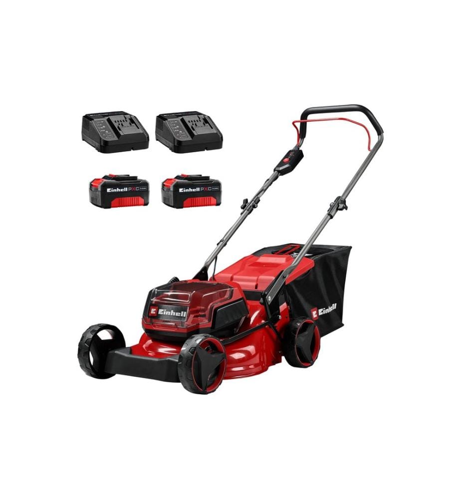 EINHELL - Tondeuse à gazon sans fil GC-CM 36/42 Li BL (2 x 4.0Ah)
