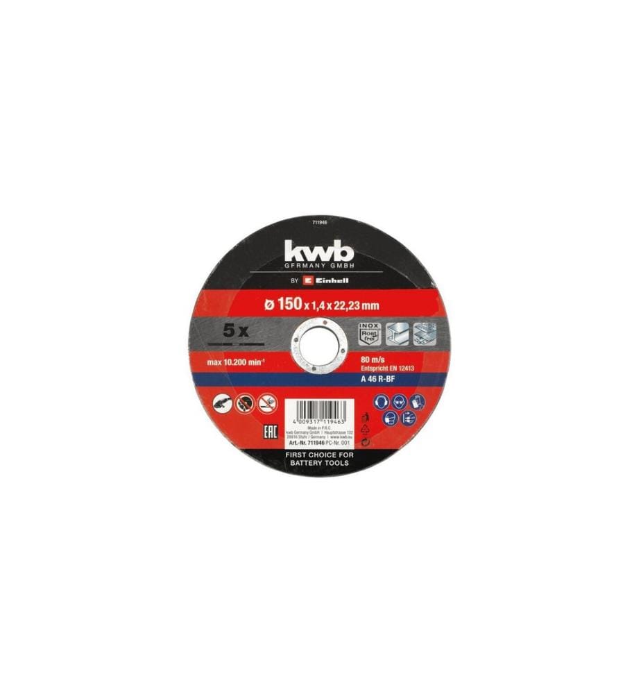 EINHELL - Disque à trancher Mince 150 x 1.4