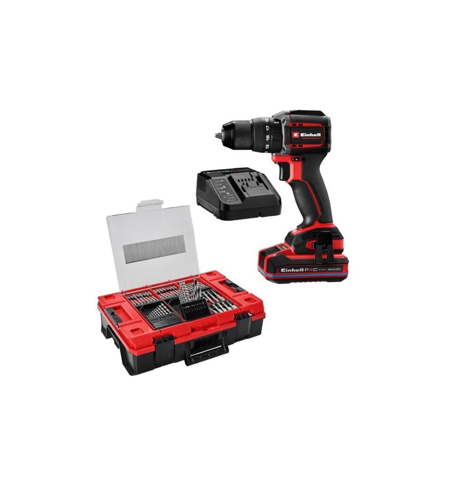 EINHELL - Perceuses à percussion sans fil TP-CDD 18/701-C 70 Nm 18 V