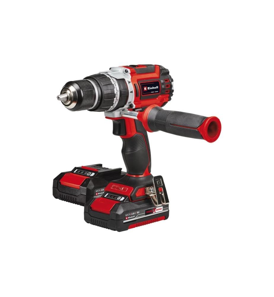 EINHELL PROFESSIONAL - Perceuses à percussion sans fil TP-CD 18/60 Li- i BL +39 2 x 2.0