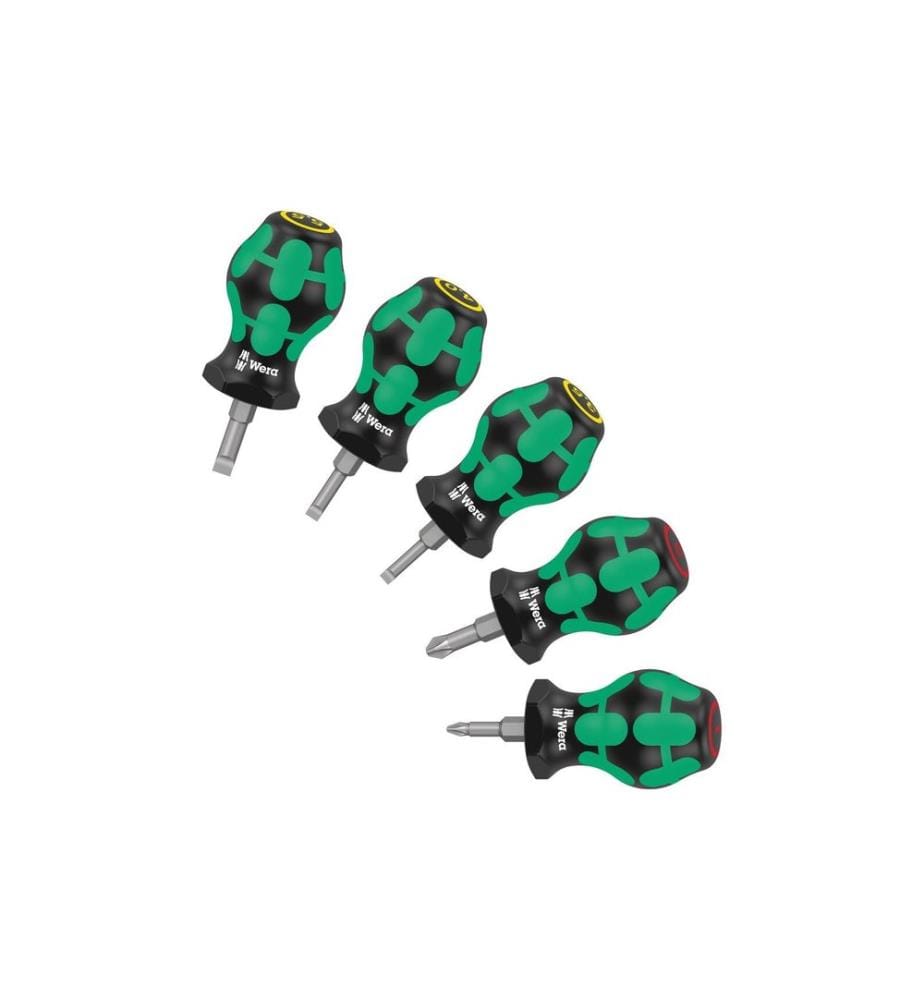 WERA - Jeux de tournevis Stubby Set 1