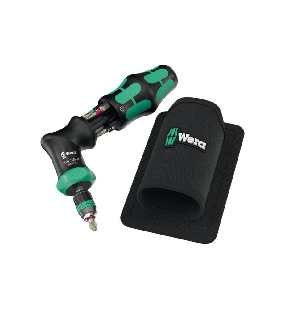 WERA - Jeux de cliquets Kraftform Kompakt Pistol RA-R 1, 7 pièces