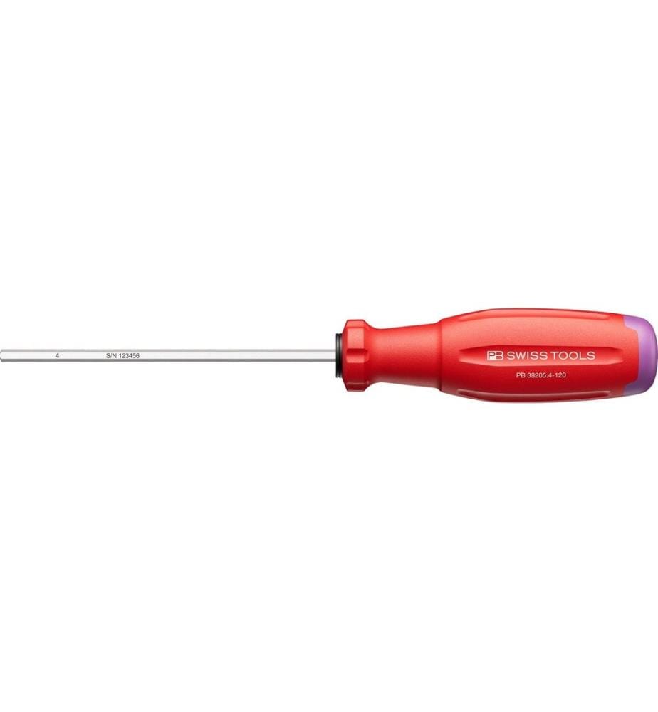 PB Swiss Tools - Tournevis 38205 SwissGrip Evo HEX 4 120 mm