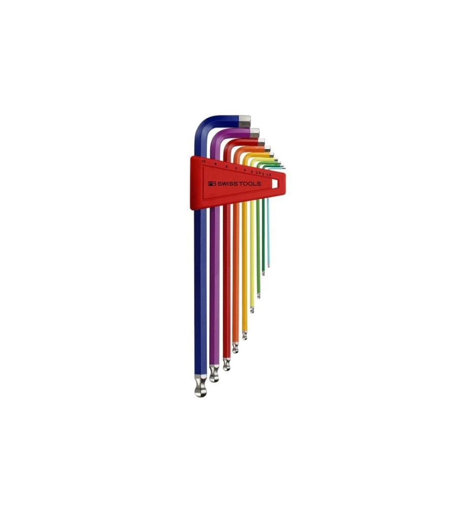 PB Swiss Tools - Jeux de clés coudées 1.5-10 mm Six pans creux