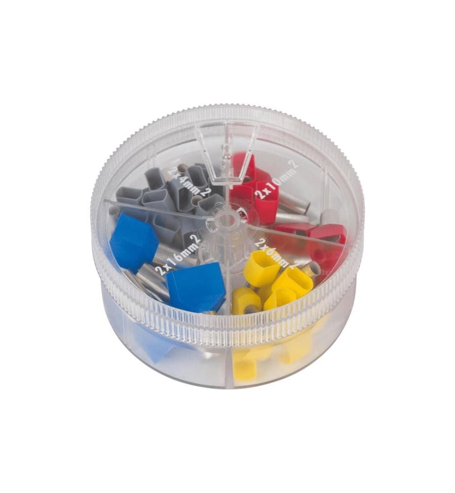 KNIPEX - Cosses terminales 2 x 4 - 2 x 16 mm², 45 pièces