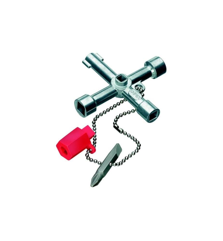 KNIPEX - Clés pour armoires de distribution Longueur 76 mm