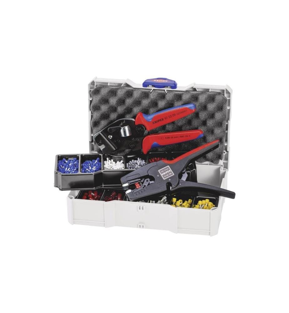 KNIPEX - Assortiment de sertissage pour les embouts de fils