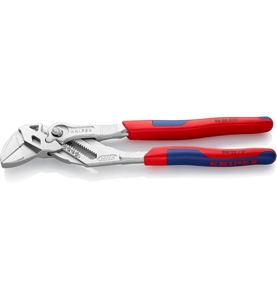 KNIPEX - Pince-clé 250 mm Chromé avec gaines multi-composants
