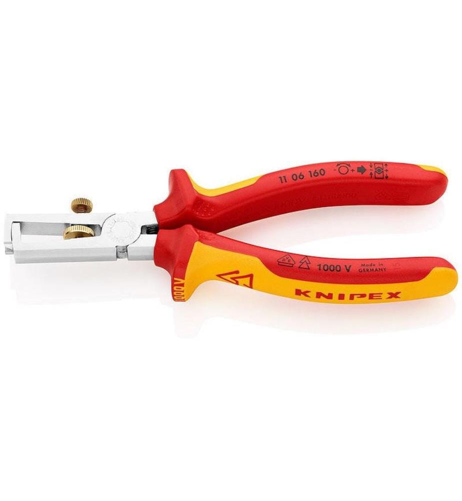 KNIPEX - Pince à dénuder 160 mm 1000 V chromé
