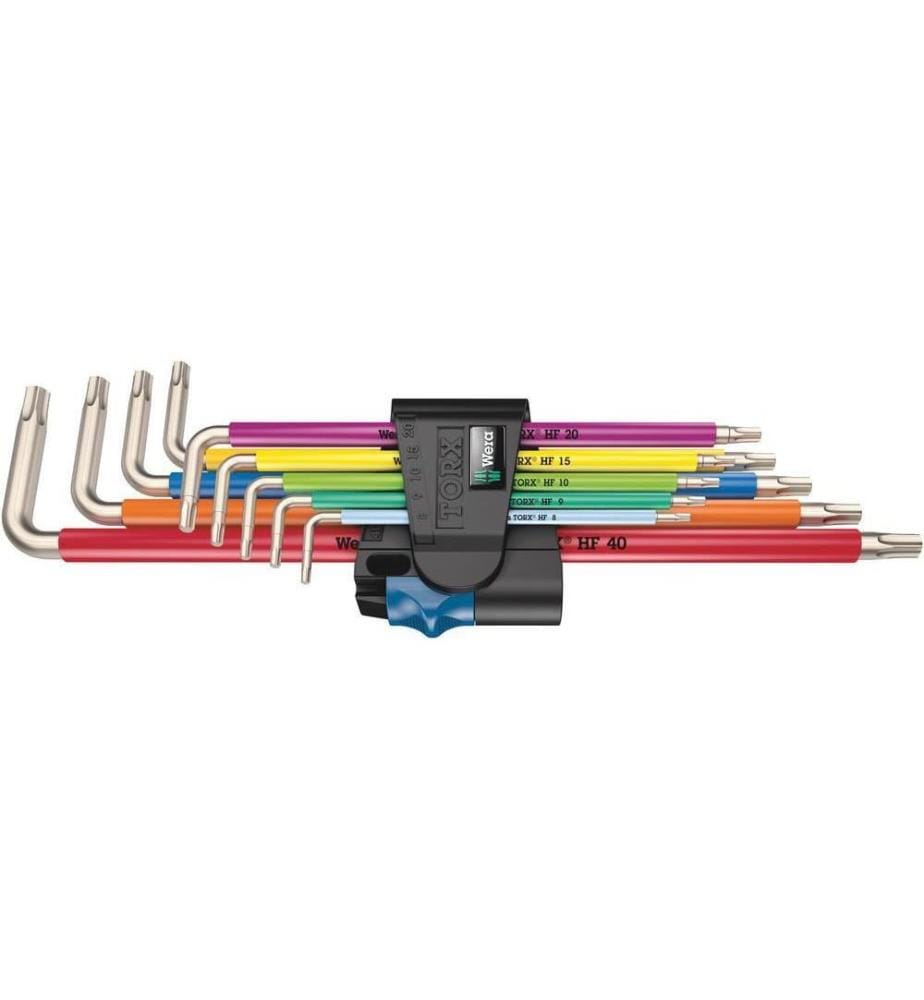 WERA - Jeux de clés coudées 3967/9 SXL MC HF S 1 Torx