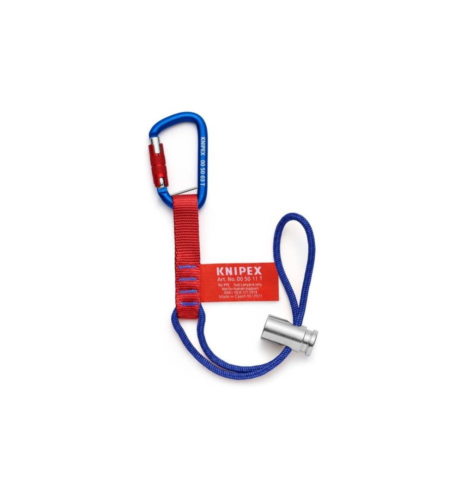 KNIPEX - Boucles dadaptateur doutils Mousqueton pour matériel, 6 kg / 13,2 lbs