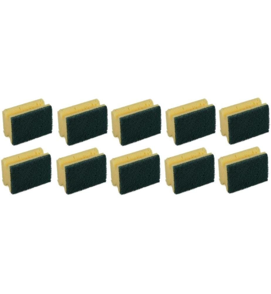 EDI BAUR - Éponge Profi 10 Pièce/s, jaune/vert, petit