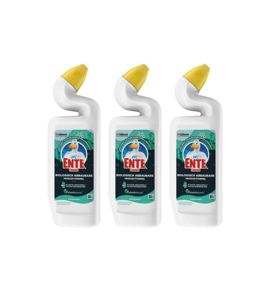 WC-Ente - Nettoyant pour WC Forêt côtière 3 x 750 ml