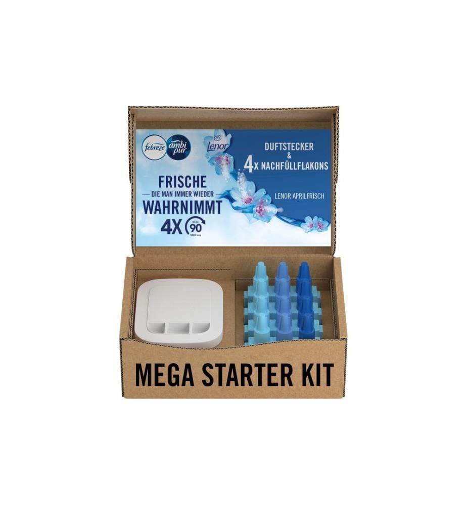 Febreze - Diffuseur de parfum Smart Starter Kit Recharges