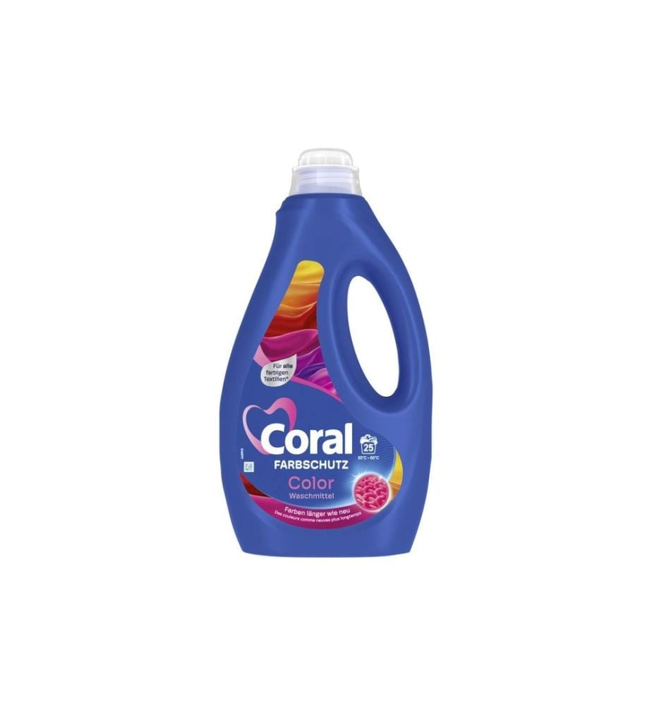 Coral - Détergent liquide Optimal Color 1.25 l
