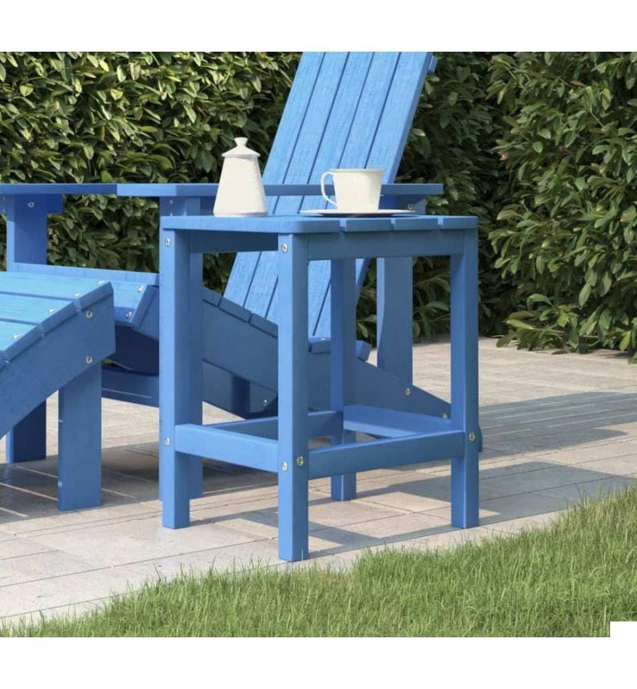 Table de jardin Adirondack Bleu marine 38x38x46 cm PEHD