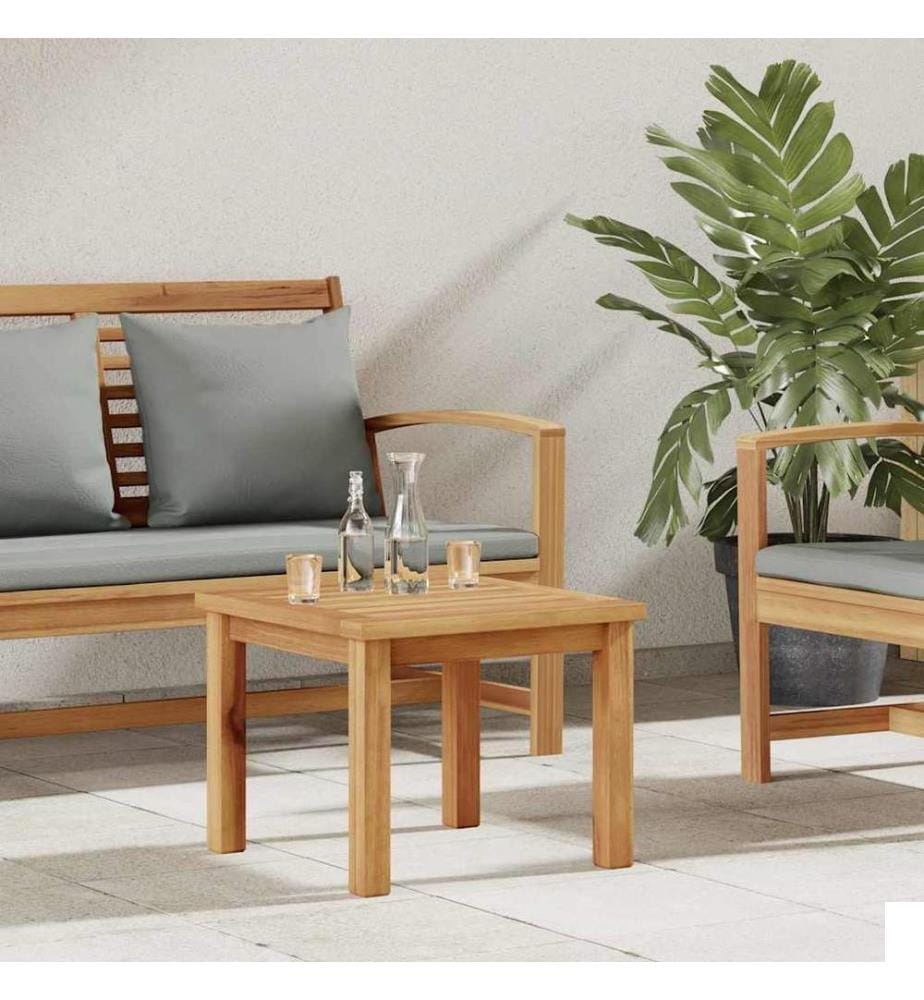Table basse Marron 45 x 45 x 36 cm Bois de teck massif
