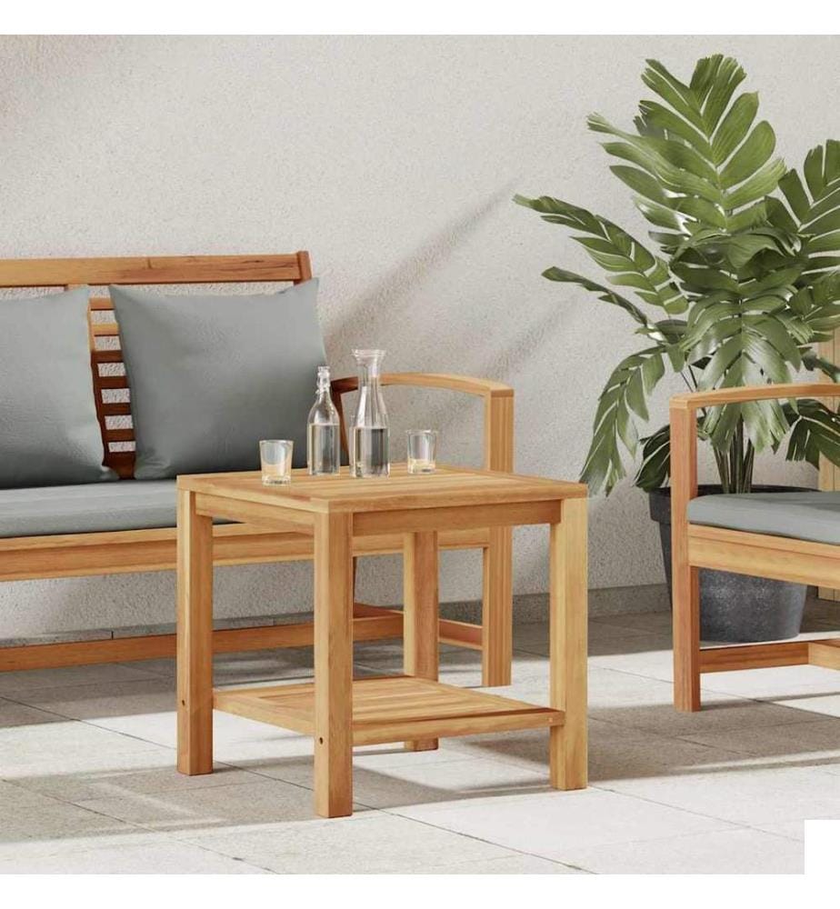 Table basse Marron 45 x 45 x 45 cm Bois de teck massif