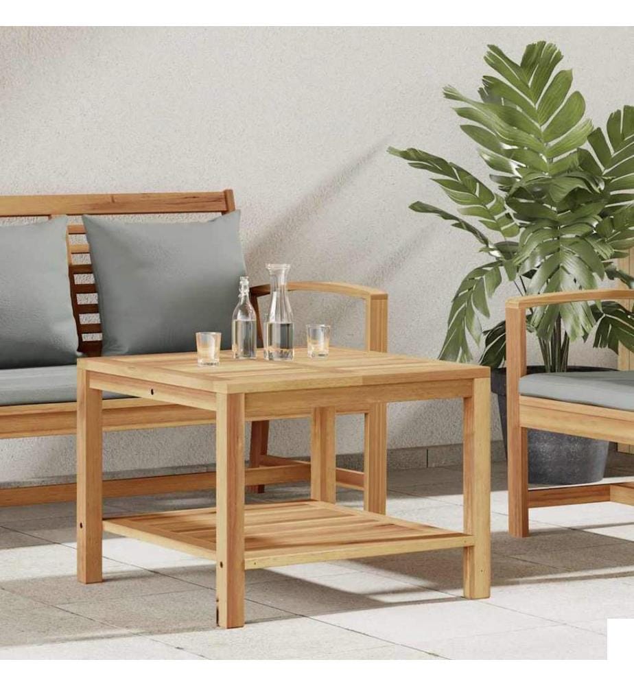 Table basse Marron 60 x 60 x 45 cm Bois de teck massif