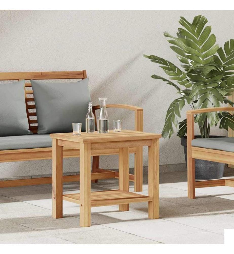Table basse Marron 50 x 35 x 45 cm Bois de teck massif
