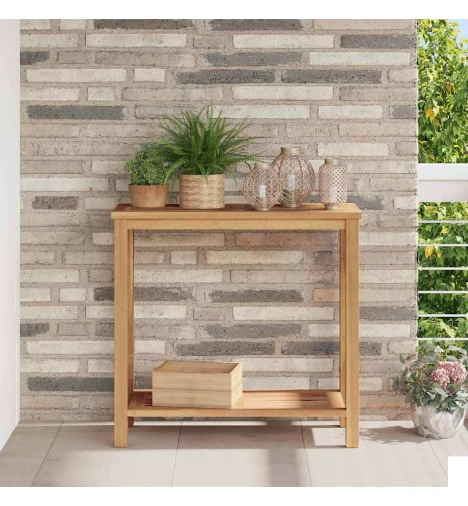 Table console Marron 80 x 35 x 75 cm Bois de teck massif
