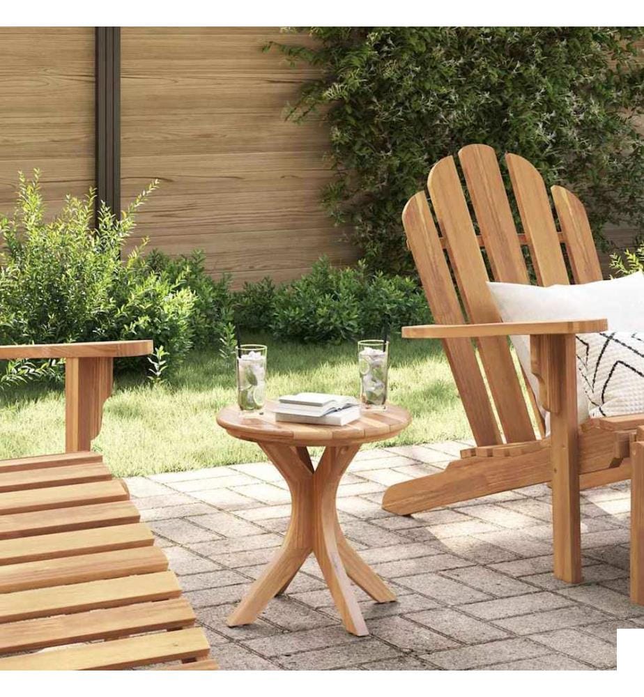 Table d'appoint Marron 40 x 40 x 41 cm Bois de teck massif