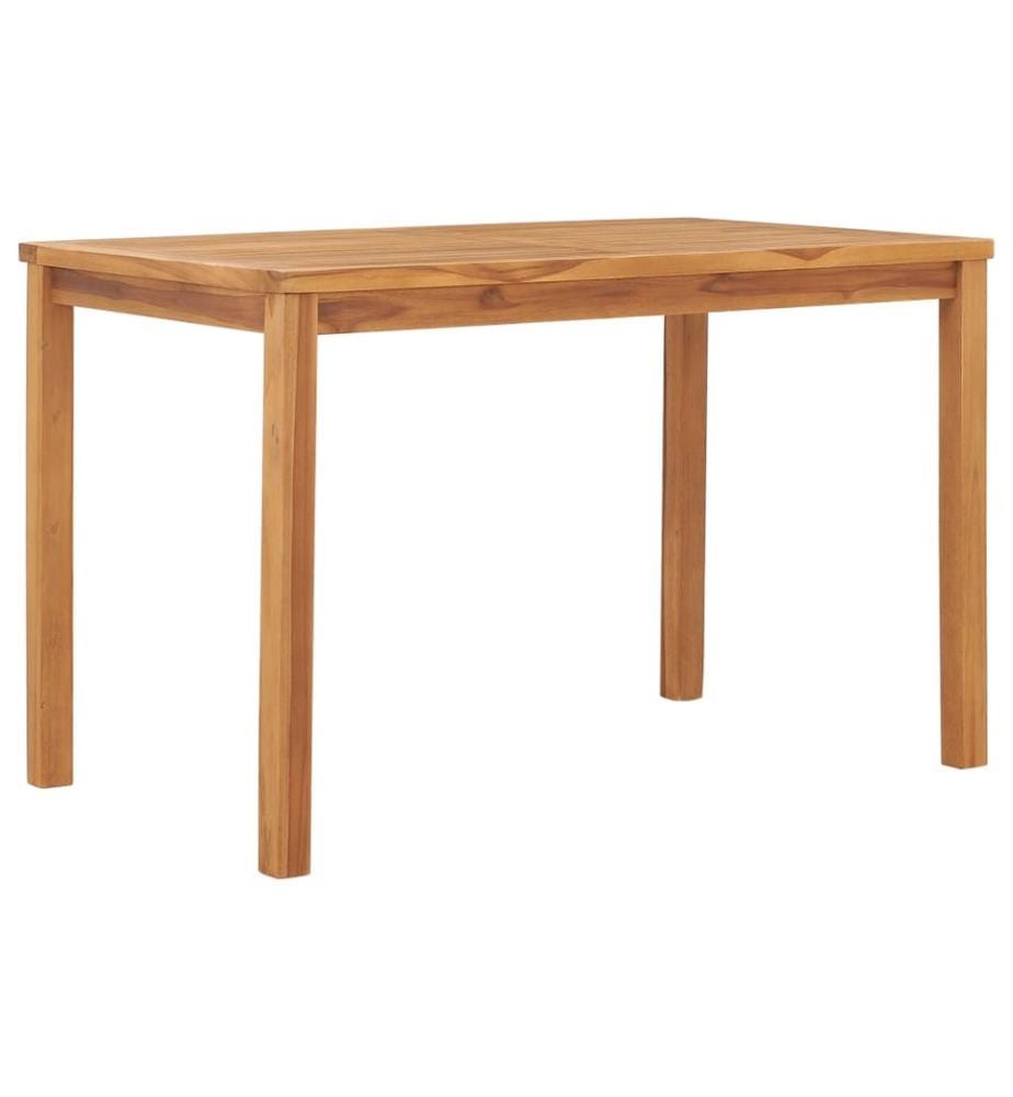 Table à dîner de jardin 120x70x77 cm Bois de teck solide