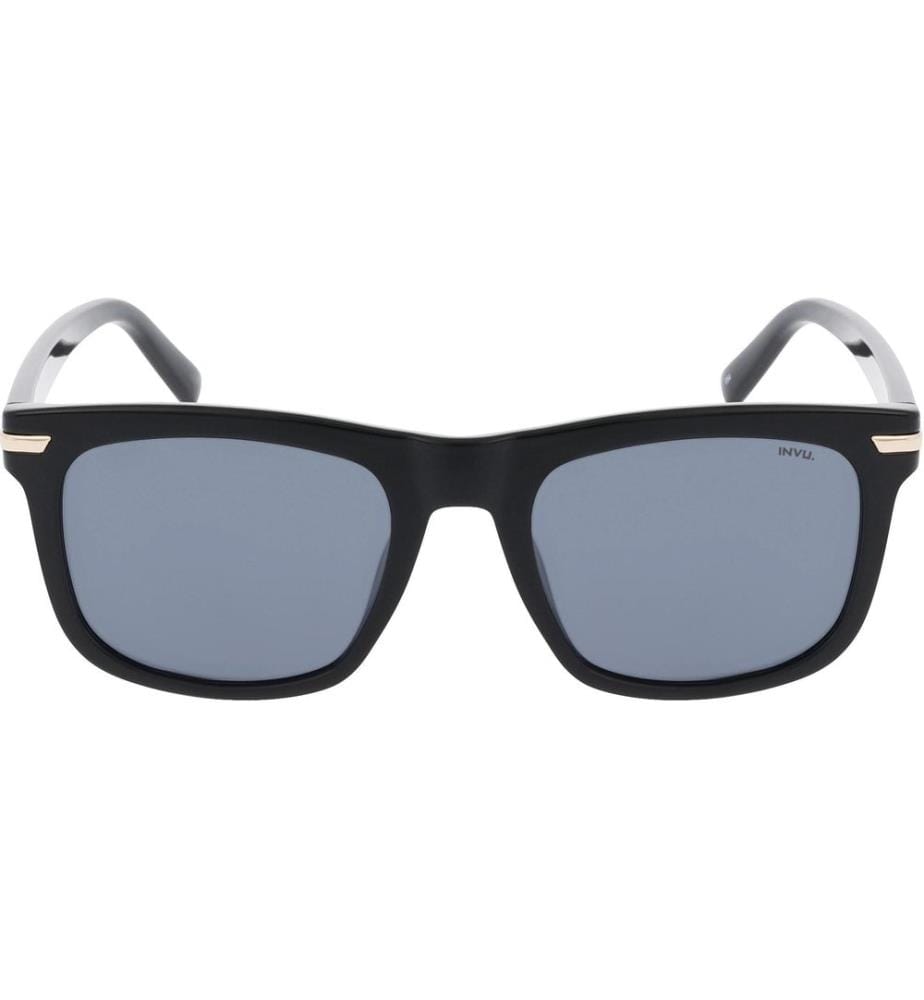 INVU. - Lunettes de soleil Ione Black, polarisées avec étui