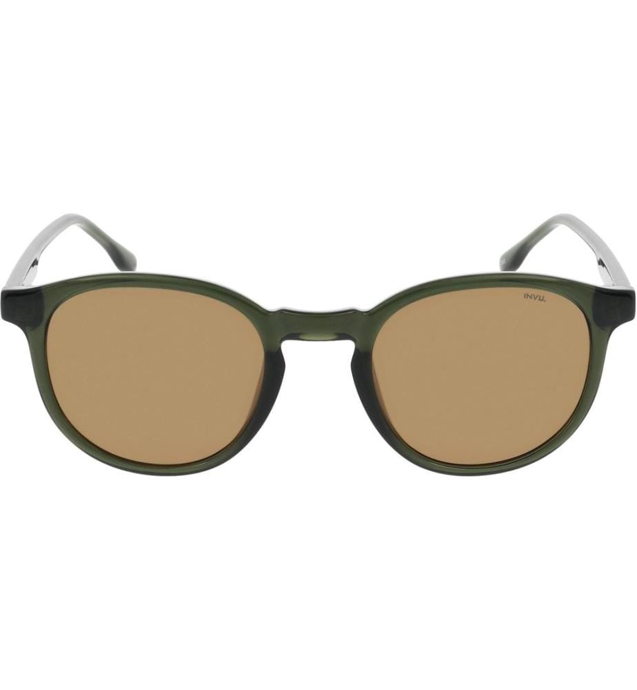 INVU. - Lunettes de soleil Santiago Dark Green, polarisées avec étui