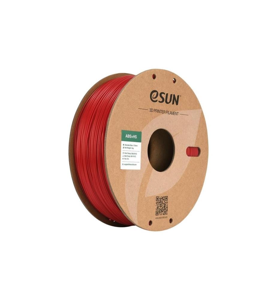 eSun - Filament ABS+ HS rouge feu 1.75 mm 1 kg