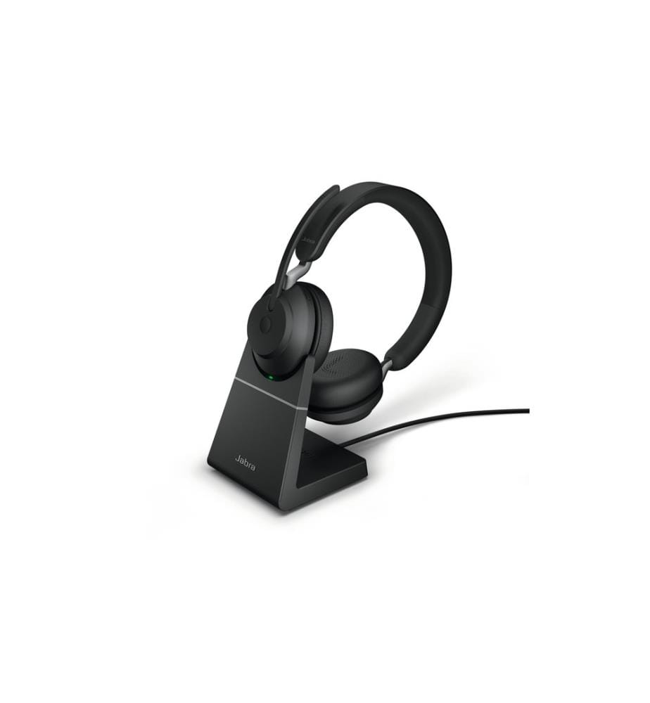 JABRA - Écouteurs Evolve2 65 Duo UC Noir, USB-C, avec station de chargement