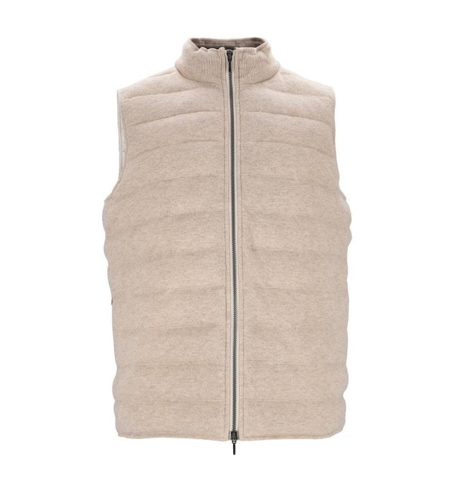 Gilet matelassé - Beige Melange