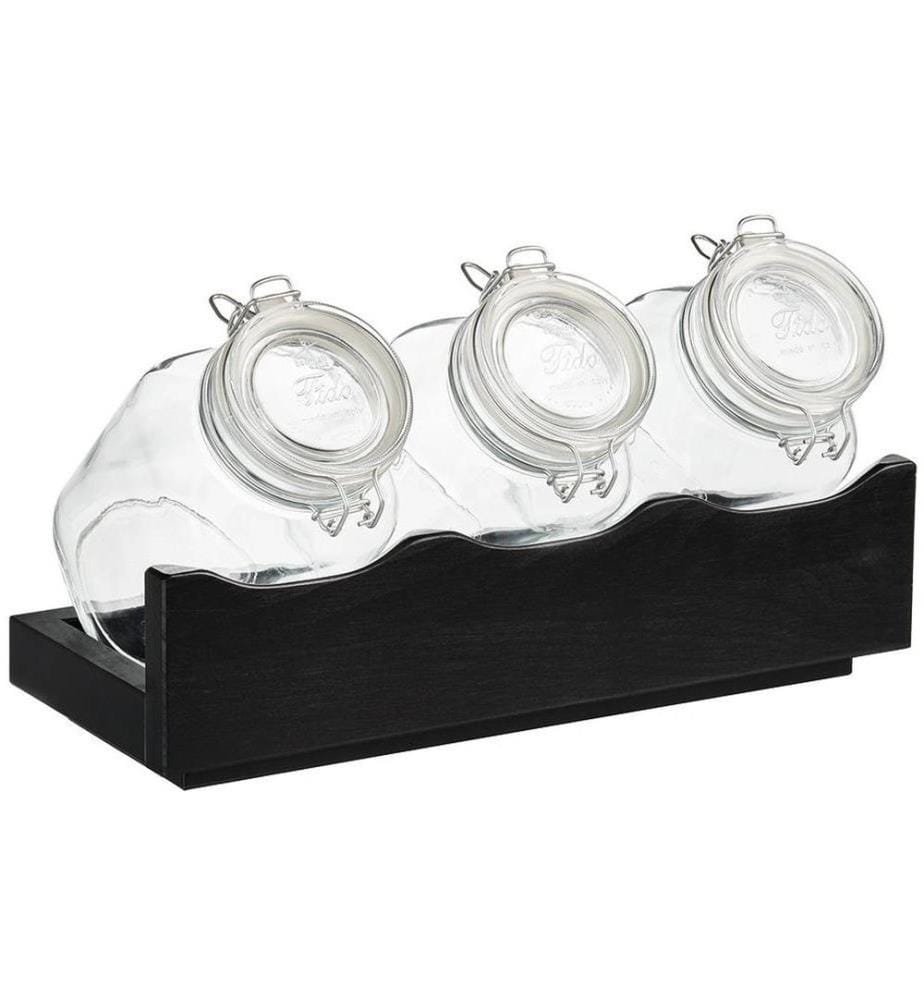 APS - Présentoir à buffet Good Morning Set de 4 pièces, hêtre