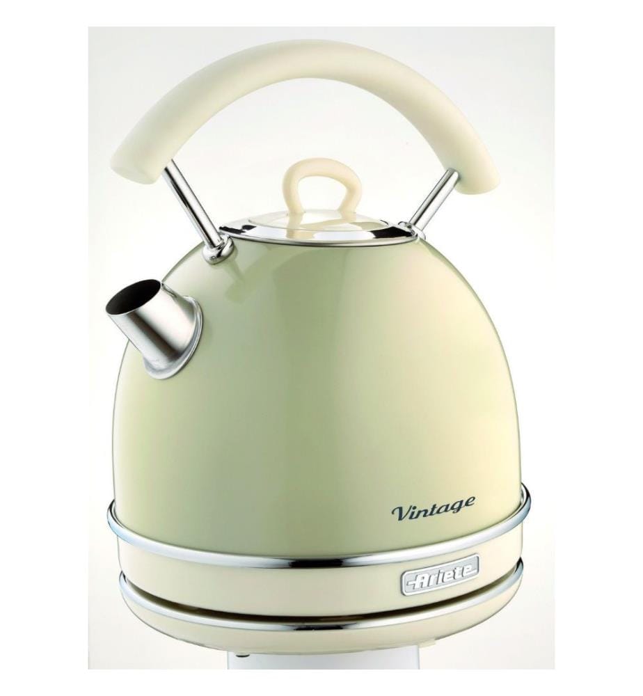 Bouilloire - Vintage - Beige Arrêt automatique, capacité 1.7L, filtre anti-calcaire