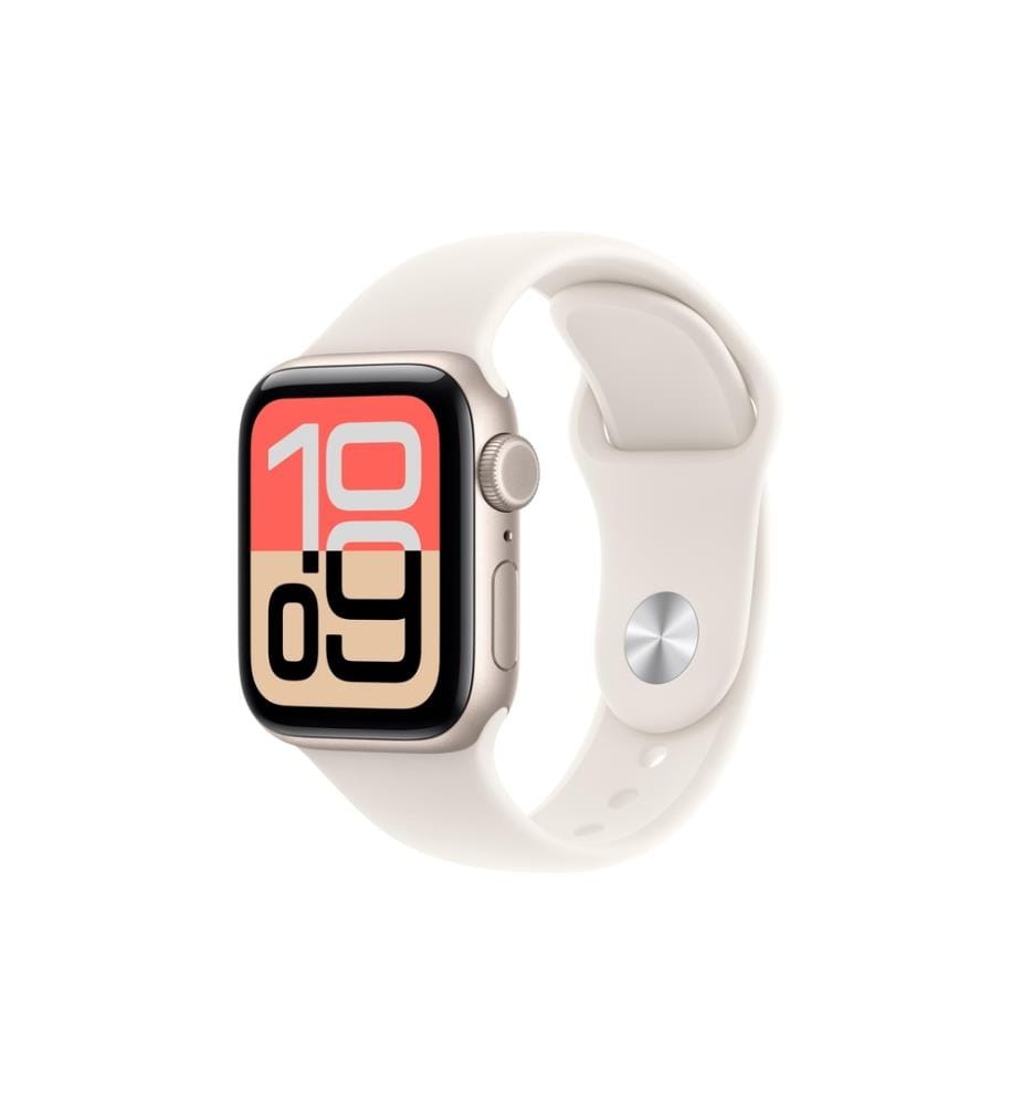 APPLE - Watch SE 3 40 mm LTE Sport Band Starlight S/M