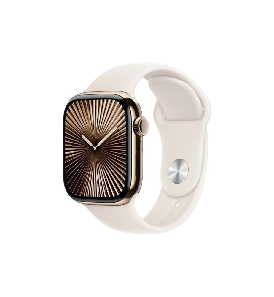 APPLE - Watch Series 10 42 mm LTE Titanium Rosegold Sport Blanc M/L