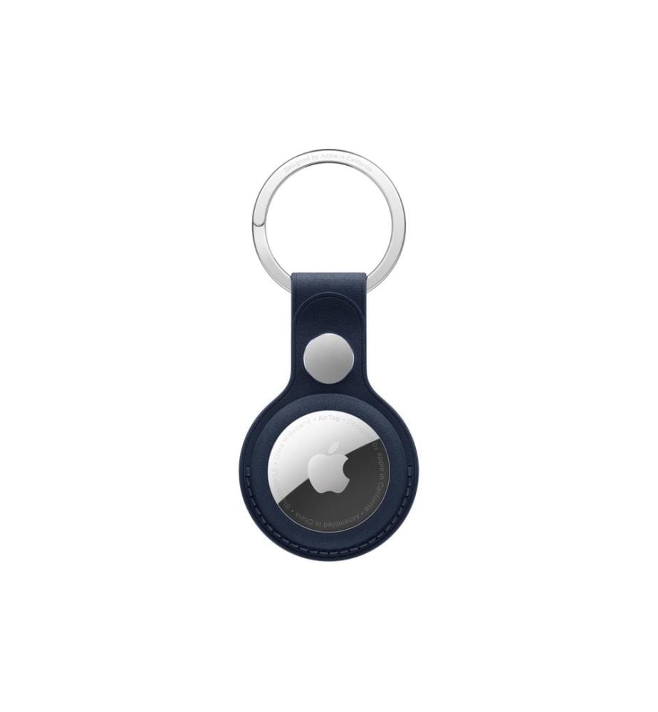 APPLE - Porte-clés AirTag en tissu fin Bleu profond